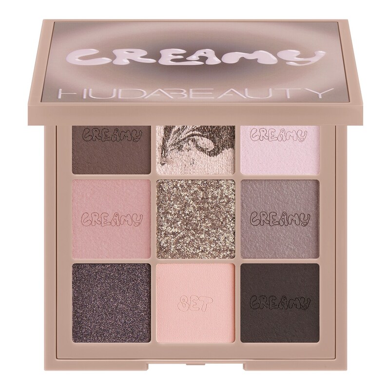 پالت سایه چشم هدی بیوتی Creamy Obsessions Grey وزن 8.22 گرمی